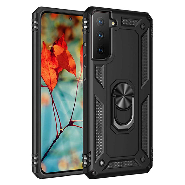 Coque hybride avec anneau pour Samsung Galaxy S21 FE Coque hybride avec anneau pour Samsung Galaxy S21 FE